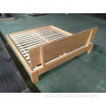 Modern strong and hot sale solid wood pine double bed